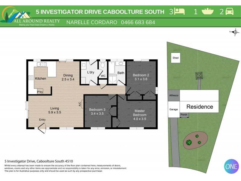 5 Investigator Drive, Caboolture South QLD 4510 Floorplan