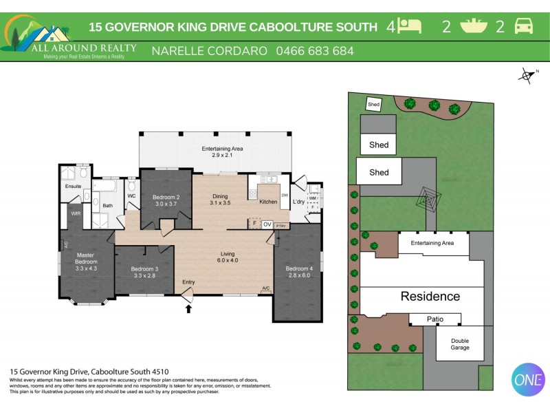 15 Governor King Drive, Caboolture South QLD 4510 Floorplan