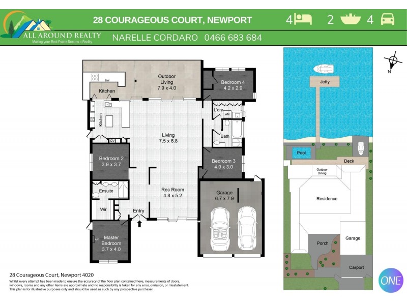 28 Courageous Court, Newport QLD 4020 Floorplan