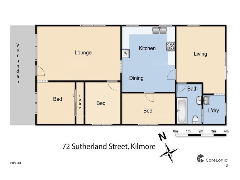 72 Sutherland Street, Kilmore VIC 3764 Floorplan