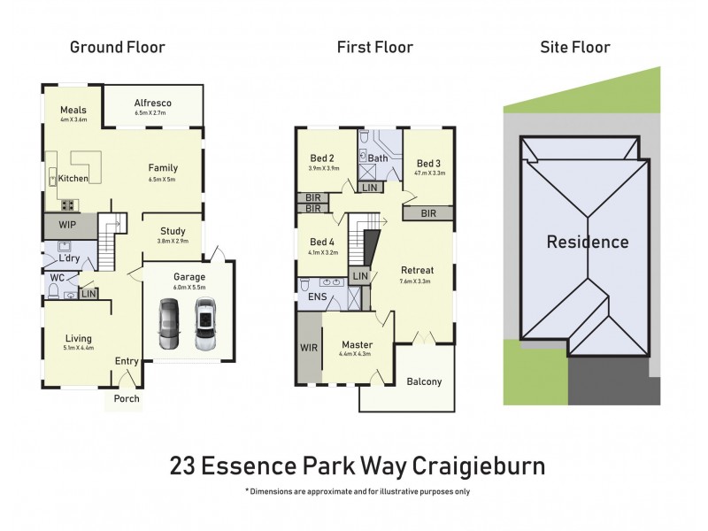 23 Essence Parkway, Craigieburn VIC 3064 Floorplan