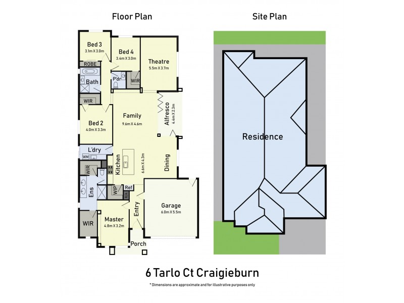 6 Tarlo Court, Craigieburn VIC 3064 Floorplan