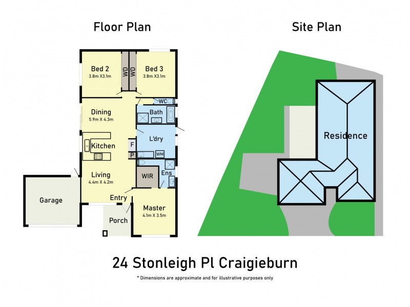 24 Stoneleigh Place, Craigieburn VIC 3064 Floorplan