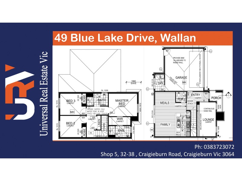 49 Blue Lake Drive, Wallan VIC 3756 Floorplan