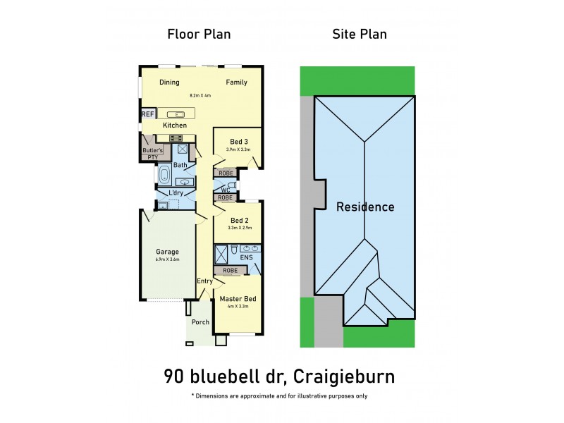 90 Bluebell Drive, Craigieburn VIC 3064 Floorplan