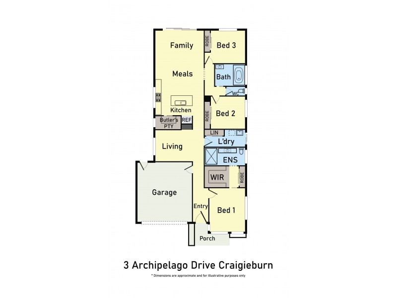 3 Archipelago Drive, Craigieburn VIC 3064 Floorplan