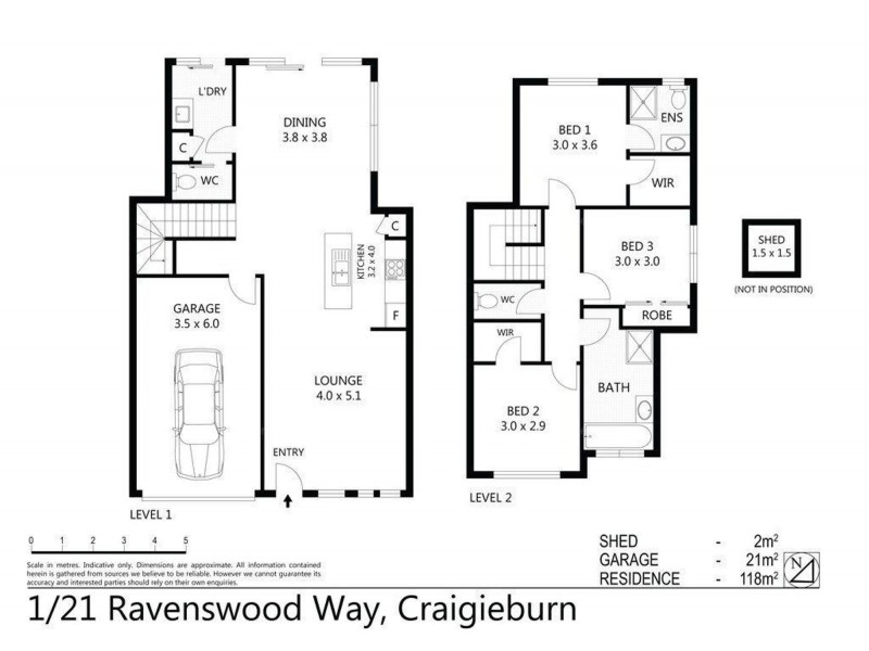 21 Ravenwoods Way, Craigieburn VIC 3064 Floorplan