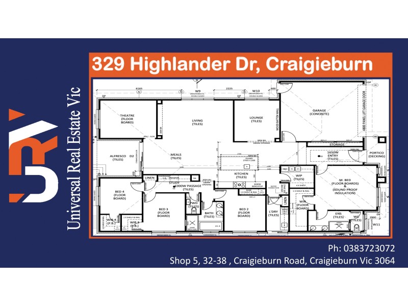 329 Highlander Drive, Craigieburn VIC 3064 Floorplan