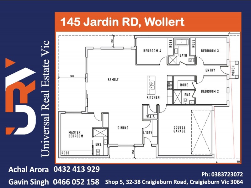 145 Jardin Road, Wollert VIC 3750 Floorplan