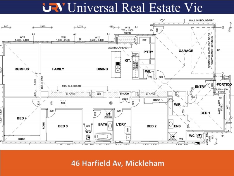 46 Harfield Avenue, Mickleham VIC 3064 Floorplan