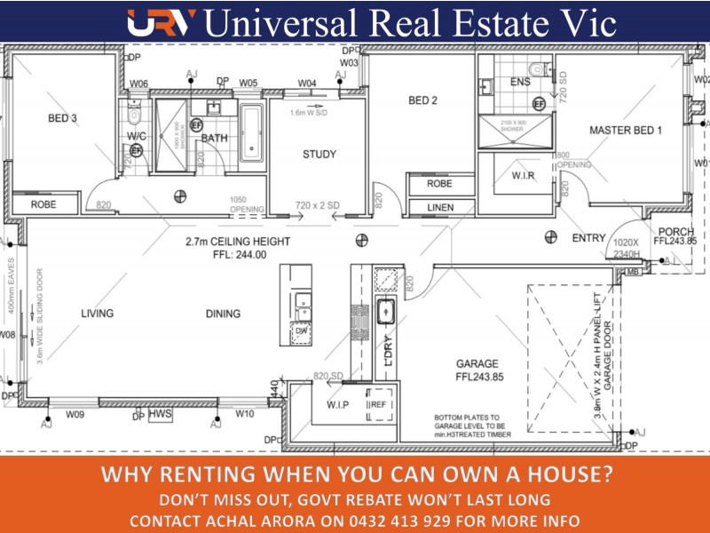 37 Rialto circuit, Craigieburn VIC 3064 Floorplan