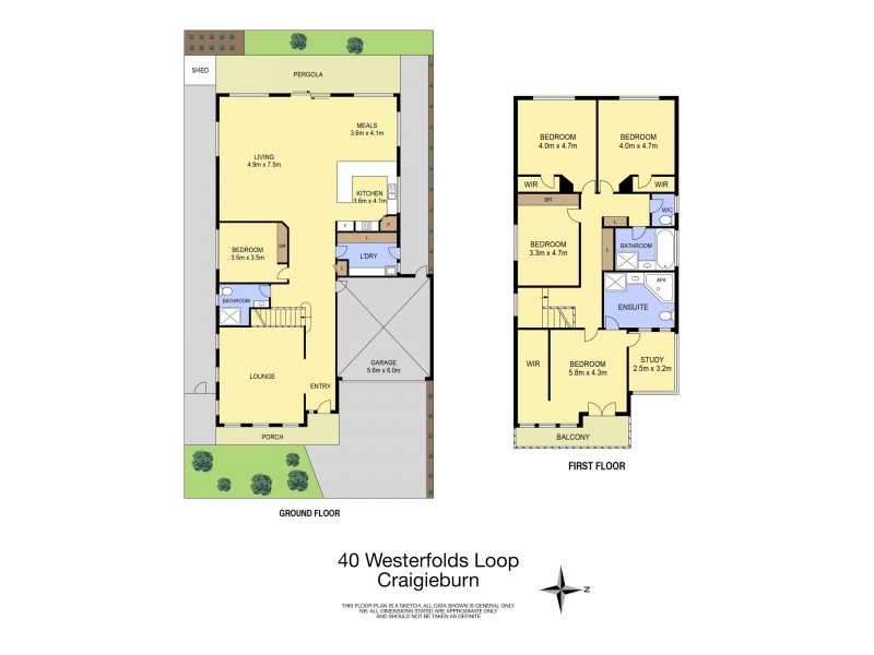 40 Westerfolds Loop, Craigieburn VIC 3064 Floorplan
