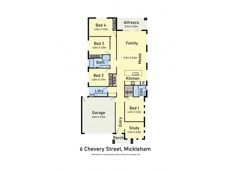 6 Chevery Street, Mickleham VIC 3064 Floorplan
