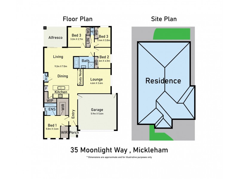 35 Moonlight Way, Mickleham VIC 3064 Floorplan