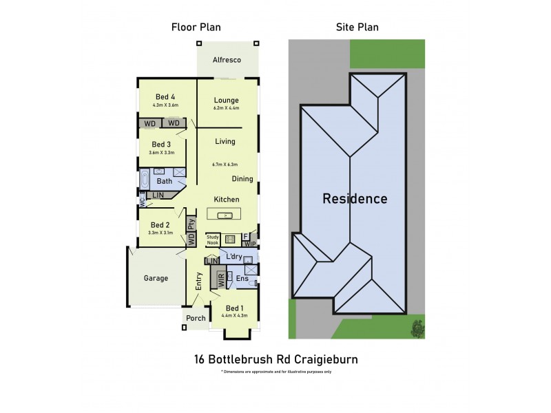 16 Bottlebrush Road, Craigieburn VIC 3064 Floorplan