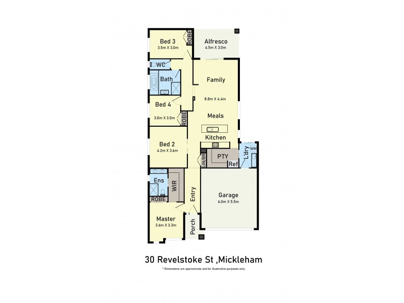 30 Revelstoke Street, Mickleham VIC 3064 Floorplan