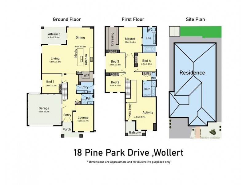 18 Pine Park Drive, Wollert VIC 3750 Floorplan