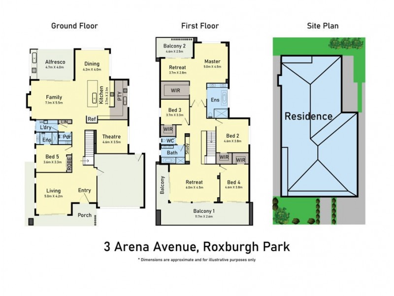 3 Arena Avenue, Roxburgh Park VIC 3064 Floorplan