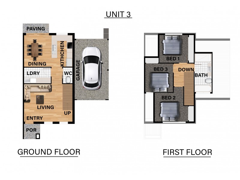 3/156 Alfrieda Street, St Albans VIC 3021 Floorplan