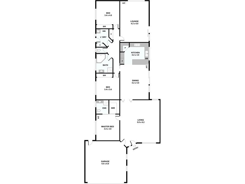 4 Reddrop Court, Altona Meadows VIC 3028 Floorplan