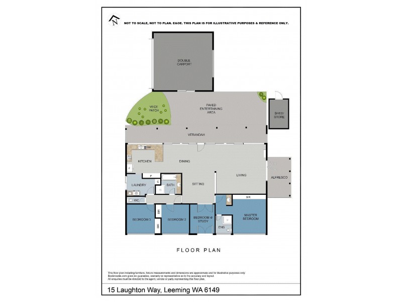15 Laughton Way, Leeming WA 6149 Floorplan