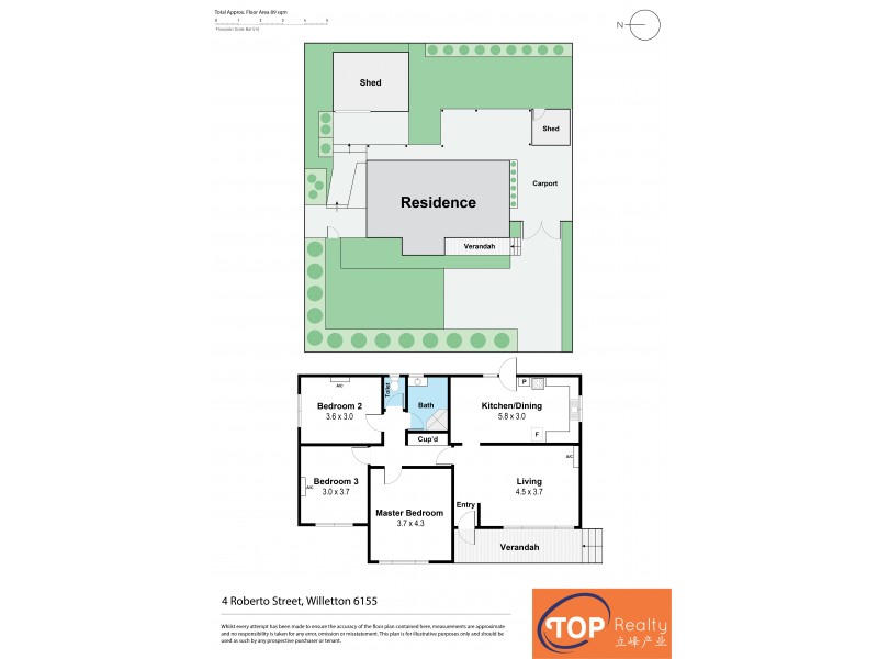4 Roberto Street, Willetton WA 6155 Floorplan