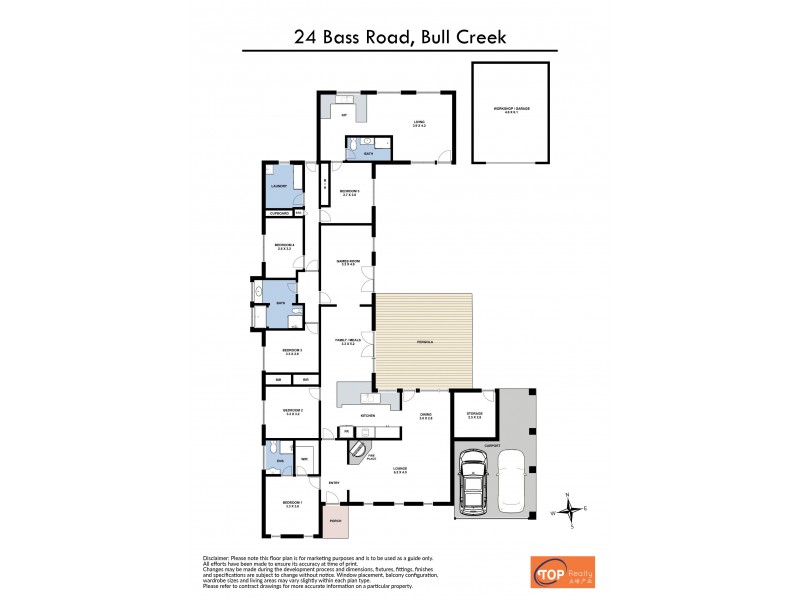 24 Bass Road, Bull Creek WA 6149 Floorplan