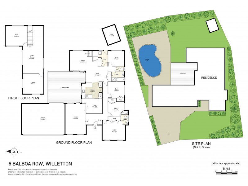 6 Balboa Row, Willetton WA 6155 Floorplan