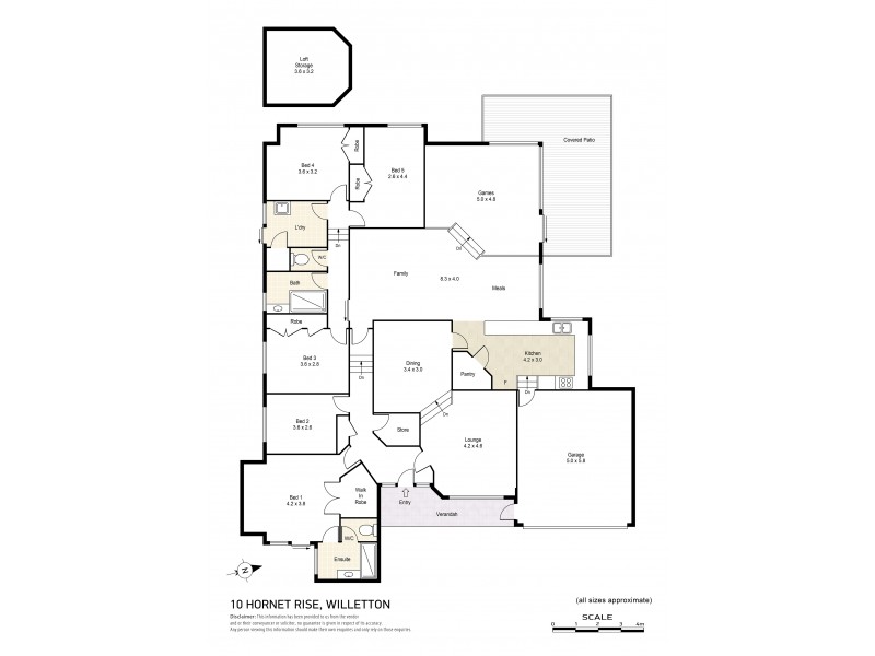 10 Hornet Rise, Willetton WA 6155 Floorplan
