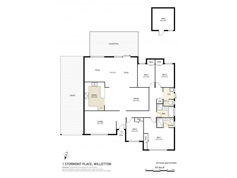 1 Stormont Place, Willetton WA 6155 Floorplan