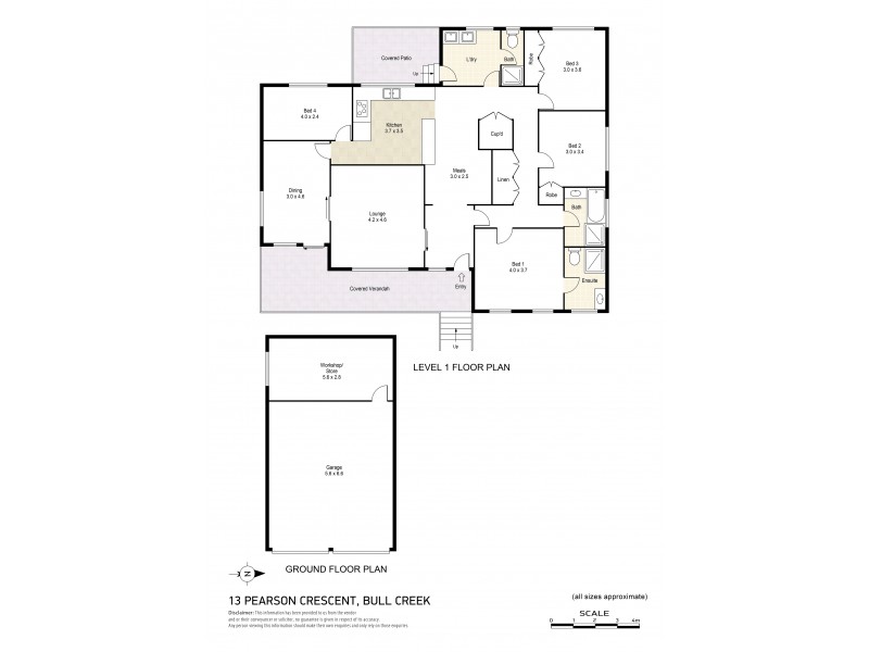 13 Pearson Crescent, Bull Creek WA 6149 Floorplan
