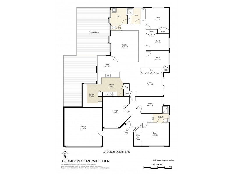 35 Cameron Court, Willetton WA 6155 Floorplan