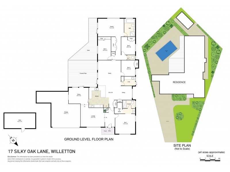 17 Silky Oak Lane, Willetton WA 6155 Floorplan