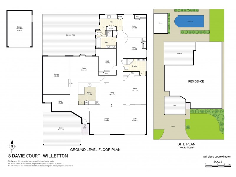 8 Davie Court, Willetton WA 6155 Floorplan