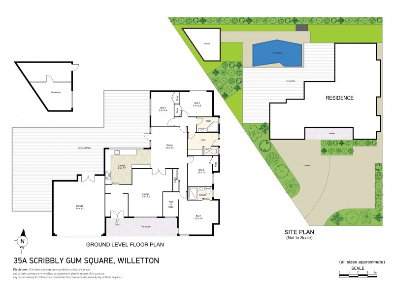 35A Scribbly Gum Square, Willetton WA 6155 Floorplan