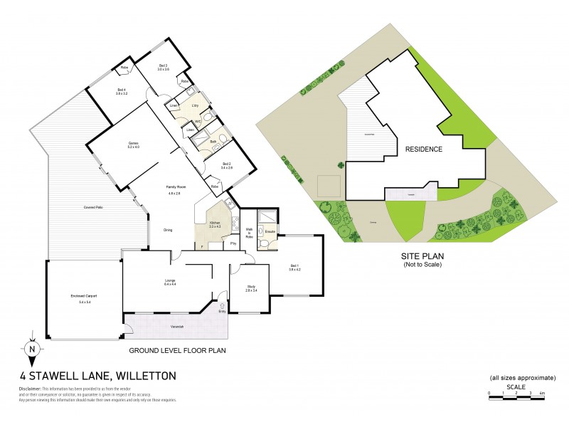 4 Stawell Lane, Willetton WA 6155 Floorplan