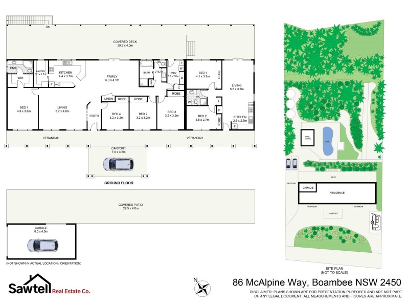 86 McAlpine Way, Boambee NSW 2450 Floorplan