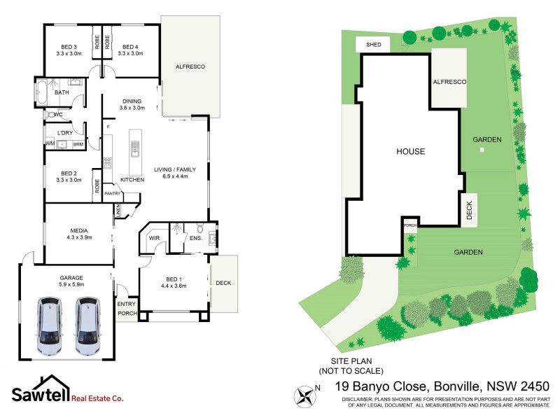 19 Banyo Close, Bonville NSW 2441 Floorplan