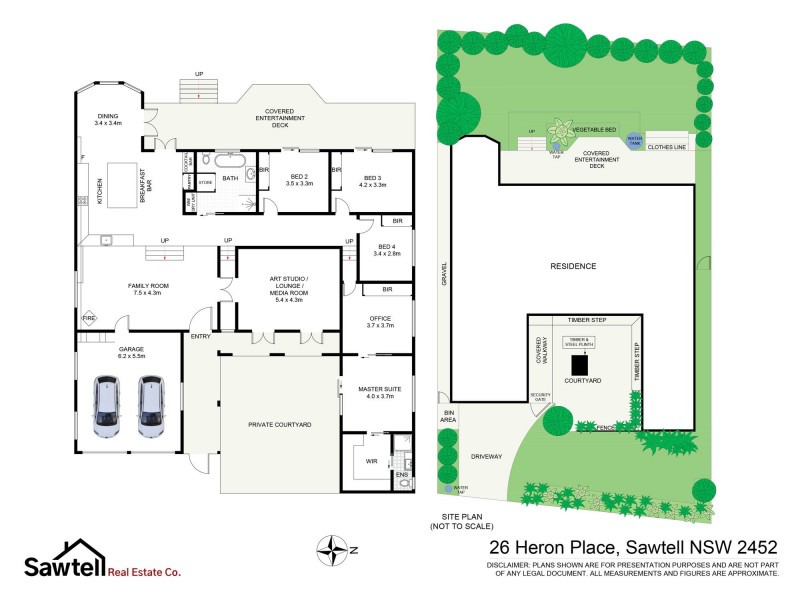 26 Heron Place, Sawtell NSW 2452 Floorplan