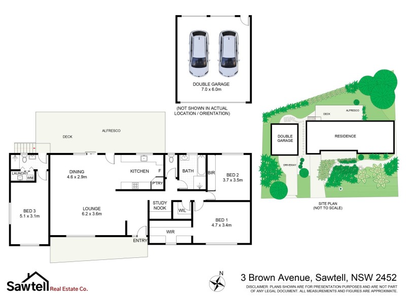 3 Brown Avenue, Sawtell NSW 2452 Floorplan