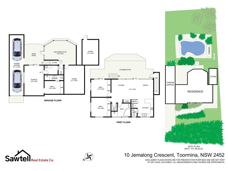 10 Jemalong Crescent, Toormina NSW 2452 Floorplan