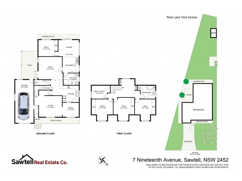 7 Nineteenth Avenue, Sawtell NSW 2452 Floorplan