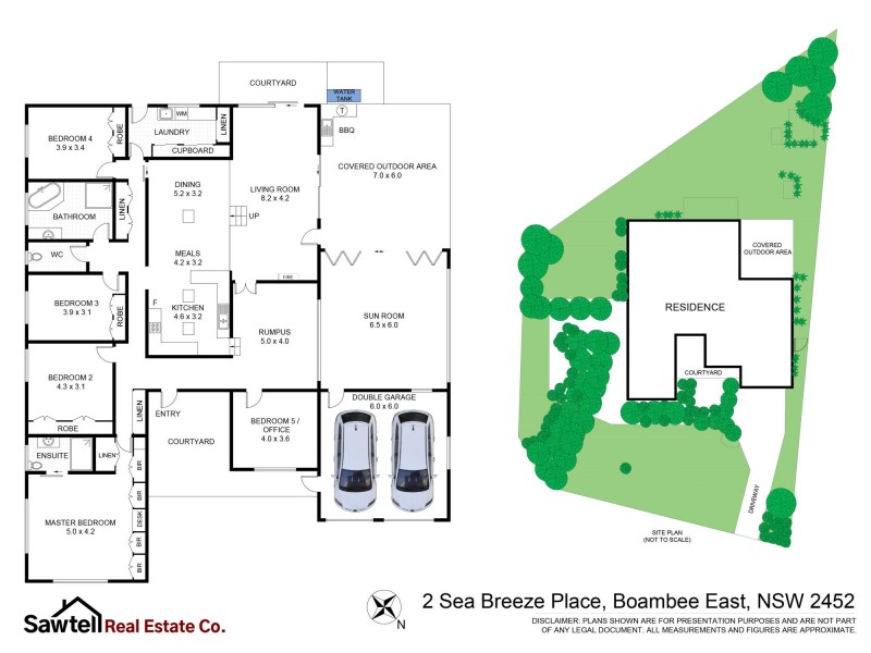 2 Sea Breeze Place, Boambee East NSW 2452 Floorplan