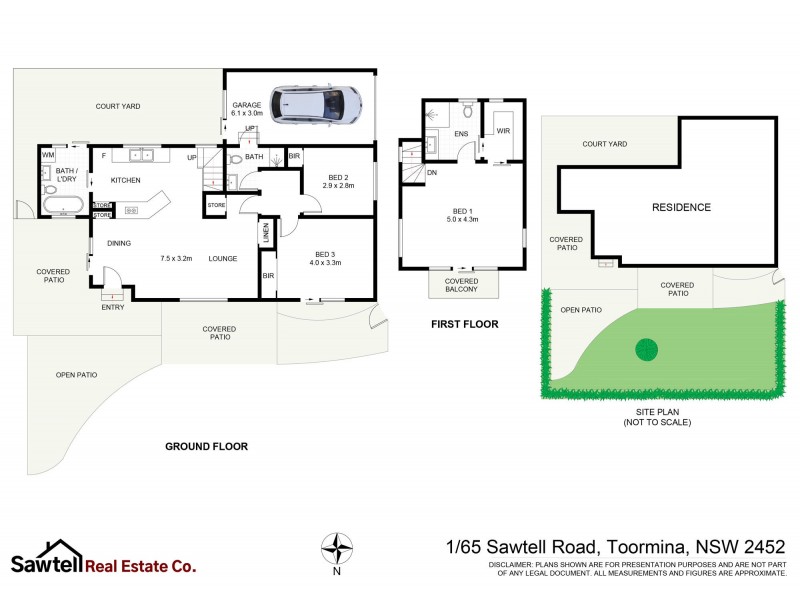 1/65 Sawtell Road, Toormina NSW 2452 Floorplan