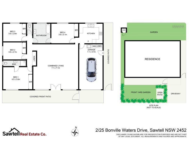 2/25 Bonville Waters Drive, Sawtell NSW 2452 Floorplan