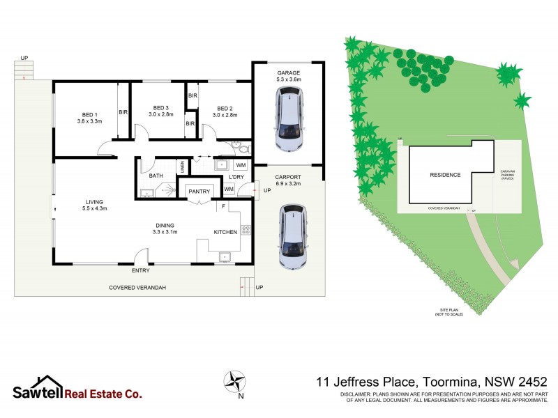 11 Jeffress Place, Toormina NSW 2452 Floorplan
