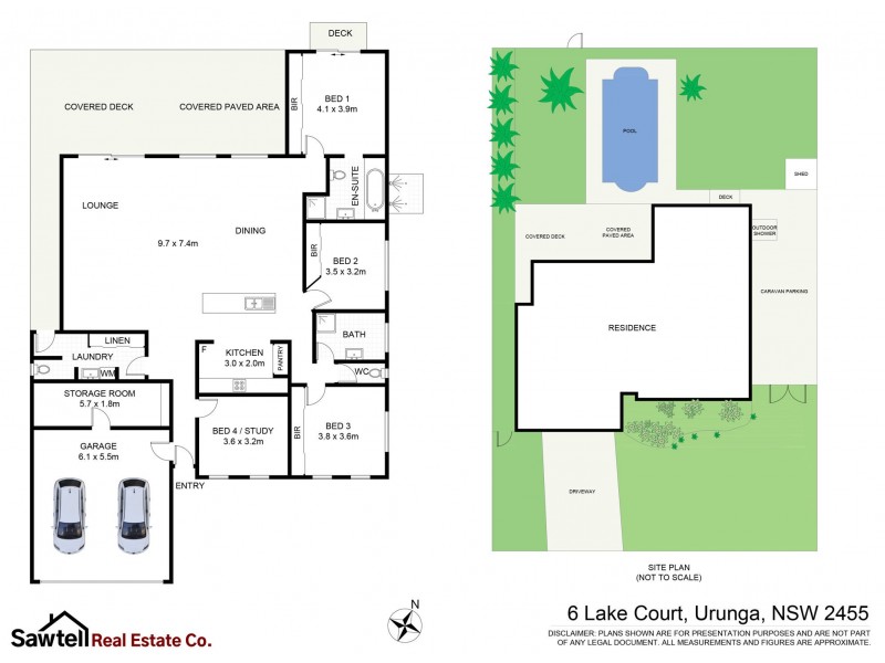 6 Lake Court, Urunga NSW 2455 Floorplan