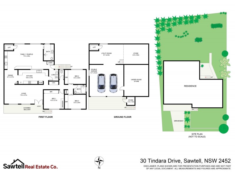 30 Tindara Drive, Sawtell NSW 2452 Floorplan