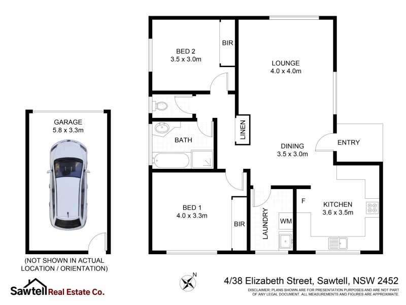 4/38 Elizabeth Street, Sawtell NSW 2452 Floorplan