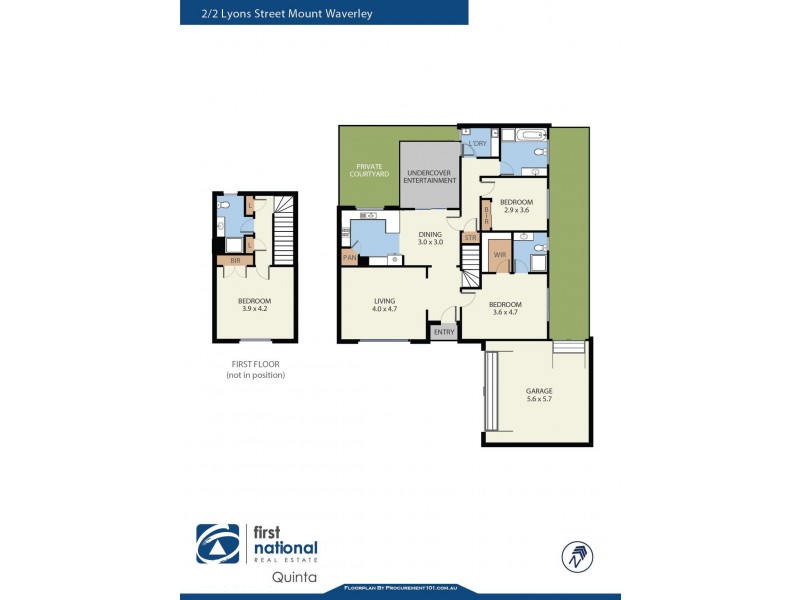 2/2 Lyons Street, Mount Waverley VIC 3149 Floorplan